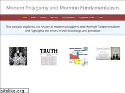 Sites similar to mormonfundamentalism.com