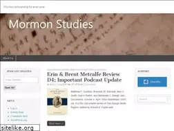 Sites similar to mormonstudiespodcast.org