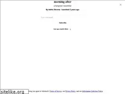 Sites similar to morningafter.substack.com