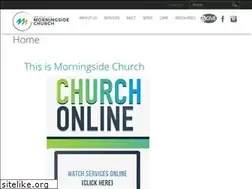 Sites similar to morningsidechurch.com
