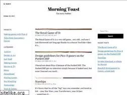 Sites similar to morningtoast.com