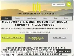 Sites similar to morningtonpeninsulafences.com.au
