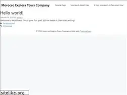 Sites similar to moroccoexploratours.com