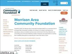 Sites similar to morrisonareacf.org