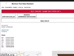 Sites similar to morrisonhardware.com