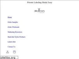 Sites similar to morrowsprivatelabel.com