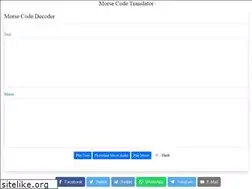 Sites similar to morsecodetranslator.co