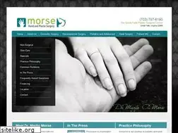 Sites similar to morsehandandplasticsurgery.com