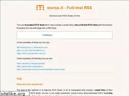 Sites similar to morss.it