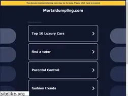 Sites similar to mortaldumpling.com