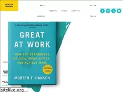 Sites similar to mortenhansen.com