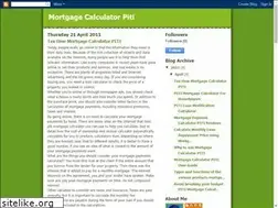Sites similar to mortgagecalculatorpiti.blogspot.com