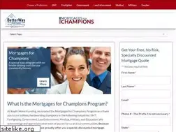 Sites similar to mortgagesforchampions.com