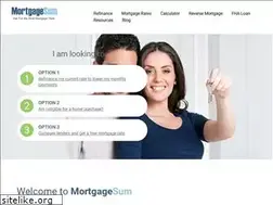 Sites similar to mortgagesum.com