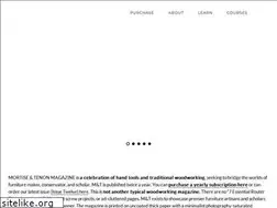 Sites similar to mortiseandtenonmag.com