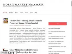 Sites similar to mosaicmarketing.co.uk