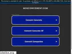 Sites similar to moscowcement.com
