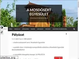 Sites similar to mosdosertegyesulet.hu