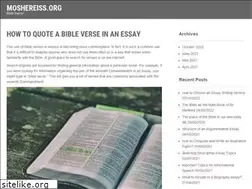 Sites similar to moshereiss.org