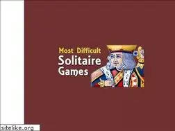 Sites similar to most-difficult-solitaire-games.com