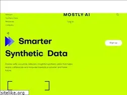 Sites similar to mostly.ai