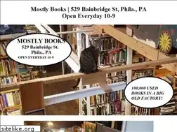 Sites similar to mostlybooksphilly.com
