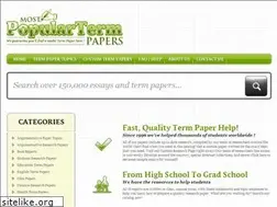 Sites similar to mostpopular-term-papers.com
