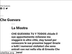 Sites similar to mostracheguevara.it