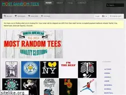 Sites similar to mostrandomtees.com