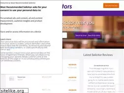 Sites similar to mostrecommendedsolicitors.co.uk