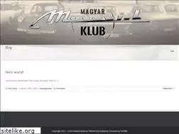 Sites similar to moszkvicsklub.hu