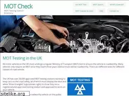 Sites similar to motcheck.org.uk