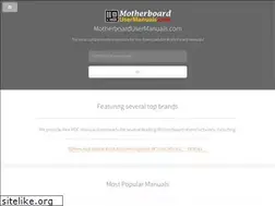 Sites similar to motherboardusermanuals.com