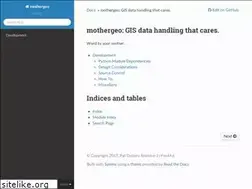 Sites similar to mothergeo-py.readthedocs.io