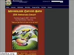 Sites similar to motherlodecanyonband.com