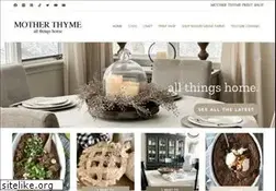 Sites similar to motherthyme.com