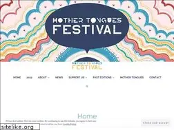 Sites similar to mothertonguesfestival.com