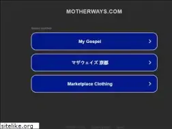 Sites similar to motherways.com