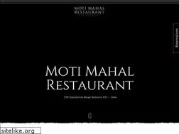 Sites similar to motimahalrestaurant.com.au