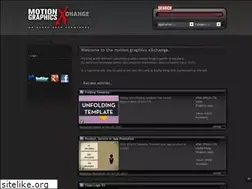 Sites similar to motion-graphics-exchange.com