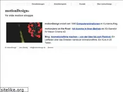 Sites similar to motiondesign.de
