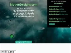 Sites similar to motiondesigns.com