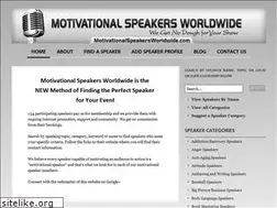 Sites similar to motivationalspeakersworldwide.com
