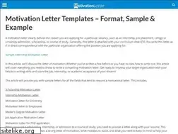 Sites similar to motivationletter.net