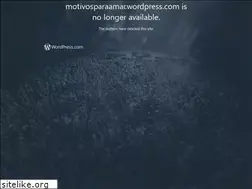 Sites similar to motivosparaamar.wordpress.com