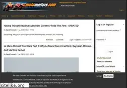 Sites similar to motomatters.com