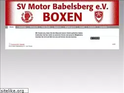 Sites similar to motor-babelsberg-boxen.de