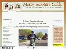 Sites similar to motor-scooters-guide.com