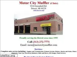Sites similar to motorcitymuffler.com