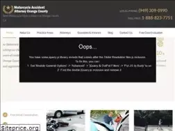 Sites similar to motorcycleaccidentattorneyoc.com